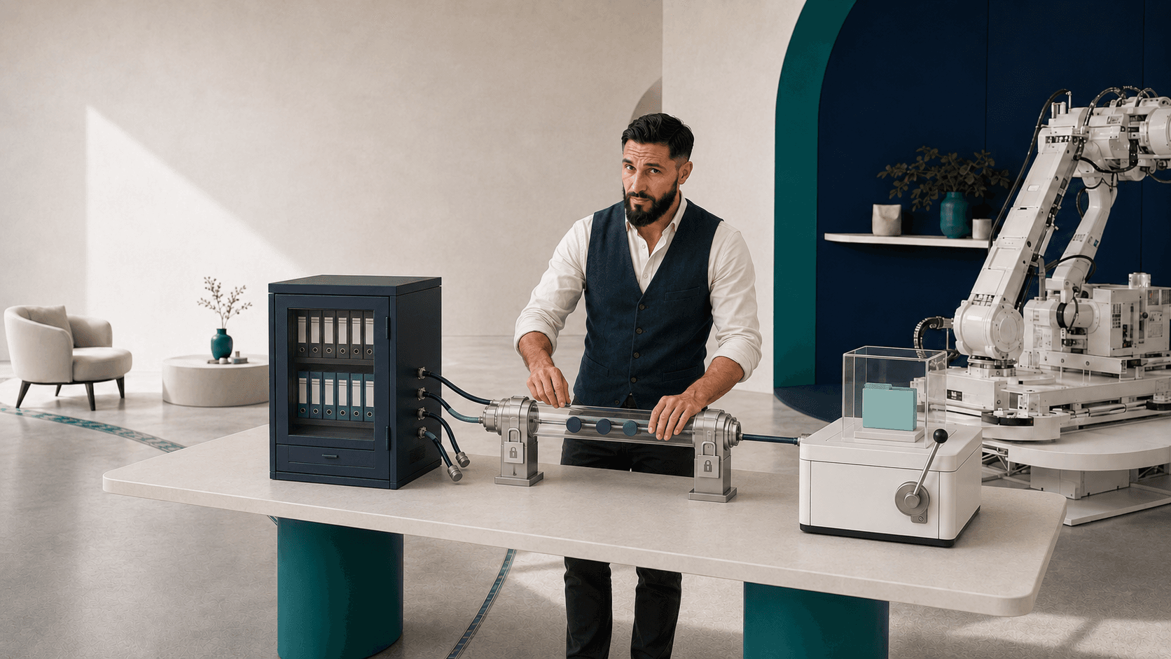 Romain Hélias connecte des outils à Claude à travers un système sécurisé et contrôlé
